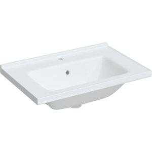 vidaXL Bathroom Sink 71x48x19.5 cm White Rectangular Ceramic vidaXL Bathroom Sink 71x48x19.5 cm White Rectangular Ceramic