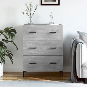 vidaXL Sideboard Concrete Grey 69.5x34x90 cm - Sideboard vidaXL Sideboard Concrete Grey 69.5x34x90 cm - Sideboard