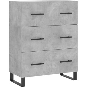 vidaXL 827880 Sideboard - Holzwerkstoff, Beton Grau, 69,5x34x90cm vidaXL 827880 Sideboard - Holzwerkstoff, Beton Grau, 69,5x34x90cm