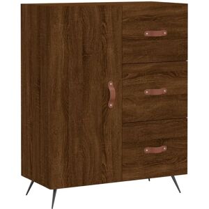 vidaXL Brown Oak Sideboard - Sideboard, Storage, Cabinet - 69.5x34x90 cm vidaXL Brown Oak Sideboard - Sideboard, Storage, Cabinet - 69.5x34x90 cm