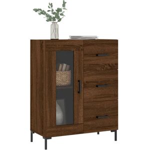 vidaXL Brown Oak Sideboard - Storage Cabinet, 69.5x34x90 cm vidaXL Brown Oak Sideboard - Storage Cabinet, 69.5x34x90 cm