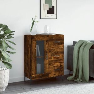 vidaXL Sideboard Smoked Oak 69.5x34x90 cm - Sideboard vidaXL Sideboard Smoked Oak 69.5x34x90 cm - Sideboard