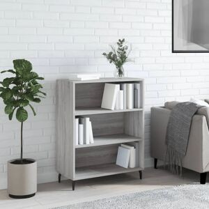 vidaXL Grey Sonoma Shelf Cabinet - Shelf Cabinet Bookcase - Modern Storage Furniture vidaXL Grey Sonoma Shelf Cabinet - Shelf Cabinet Bookcase - Modern Storage Furniture