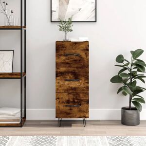 vidaXL Sideboard Smoked Oak - Storage Side Cabinet - Modern Home Furniture vidaXL Sideboard Smoked Oak - Storage Side Cabinet - Modern Home Furniture