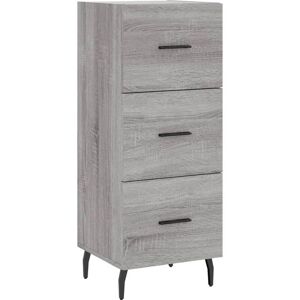 vidaXL Grey Sonoma Sideboard - Storage Cabinet - Modern Design vidaXL Grey Sonoma Sideboard - Storage Cabinet - Modern Design