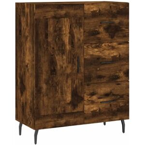 vidaXL Smoked Oak Sideboard - Storage Cabinet for Living Room vidaXL Smoked Oak Sideboard - Storage Cabinet for Living Room