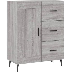 vidaXL Grey Sonoma Sideboard - 69.5x34x90 cm - Engineered Wood vidaXL Grey Sonoma Sideboard - 69.5x34x90 cm - Engineered Wood
