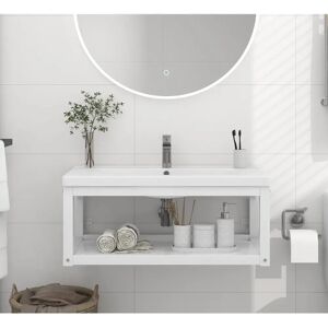 vidaXL Black Coffee Table - Coffee Table in Engineered Wood vidaXL Black Coffee Table - Coffee Table in Engineered Wood