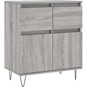 vidaXL Grey Sonoma Sideboard - Storage & Decor - 60x35x70 cm vidaXL Grey Sonoma Sideboard - Storage & Decor - 60x35x70 cm