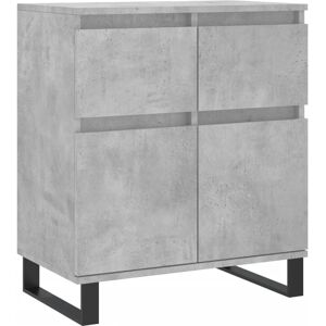 vidaXL 831128 Sideboard - Ingenieurholz, Beton Grau, 60x35x70 cm - Wohnzimmer Aufbewahrung vidaXL 831128 Sideboard - Ingenieurholz, Beton Grau, 60x35x70 cm - Wohnzimmer Aufbewahrung
