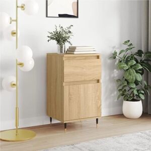 vidaXL Sonoma Oak Sideboard - Durable engineered wood, Timeless design, Ample storage vidaXL Sonoma Oak Sideboard - Durable engineered wood, Timeless design, Ample storage