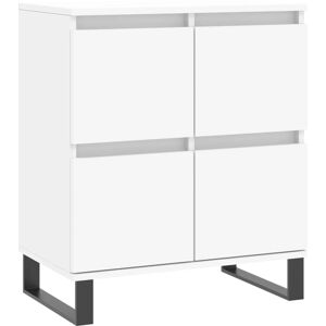 vidaXL White 60x35x70 cm Engineered Wood Sideboard - Storage Cabinet vidaXL White 60x35x70 cm Engineered Wood Sideboard - Storage Cabinet