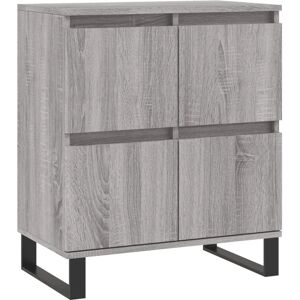 vidaXL Grey Sonoma Sideboard - Engineered Wood Storage Cabinet vidaXL Grey Sonoma Sideboard - Engineered Wood Storage Cabinet