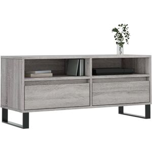 Maisonchic Gray Sonoma TV Cabinet - 100x34.5x44.5 cm Maisonchic Gray Sonoma TV Cabinet - 100x34.5x44.5 cm