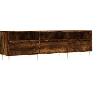 vidaXL Smoked Oak 150x30x44.5 cm TV Cabinet - TV Type vidaXL Smoked Oak 150x30x44.5 cm TV Cabinet - TV Type