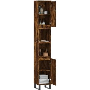 vidaXL Smoked Oak Bathroom Cabinet - 30x30x190 cm vidaXL Smoked Oak Bathroom Cabinet - 30x30x190 cm