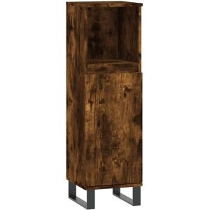 Armario de baño VidaXL Roble Ahumado 30x30x100 cm Madera Ingenieril - Mueble de Baño Armario de baño VidaXL Roble Ahumado 30x30x100 cm Madera Ingenieril - Mueble de Baño