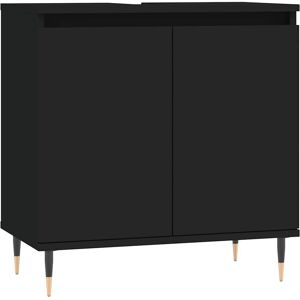 vidaXL Bathroom Cabinet High Gloss White Engineered Wood - Bathroom Cabinet vidaXL Bathroom Cabinet High Gloss White Engineered Wood - Bathroom Cabinet