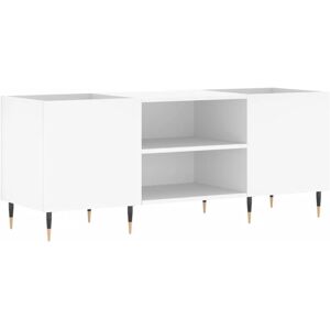 vidaXL White Record Cabinet - Vinyl Storage Furniture vidaXL White Record Cabinet - Vinyl Storage Furniture