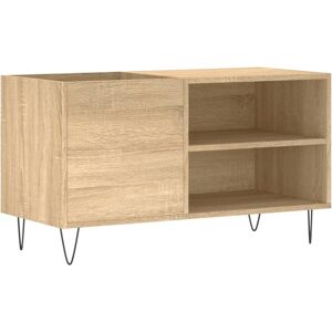 vidaXL Sonoma Oak Record Cabinet - Vinyl Storage Furniture vidaXL Sonoma Oak Record Cabinet - Vinyl Storage Furniture