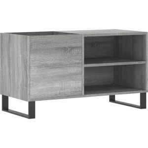 vidaXL Grey Sonoma Record Cabinet - 85x38x48 cm - Storage for Vinyls vidaXL Grey Sonoma Record Cabinet - 85x38x48 cm - Storage for Vinyls