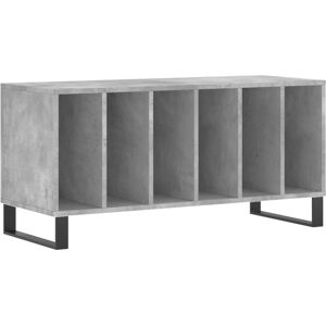 vidaXL Record Cabinet - Concrete Grey Storage - Vinyl Record Sideboard vidaXL Record Cabinet - Concrete Grey Storage - Vinyl Record Sideboard