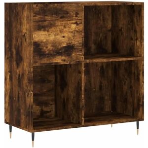 vidaXL Dulap pentru discuri de stejar afumat - Dulap de depozitare pentru discuri - Alb - Tip disc vidaXL Dulap pentru discuri de stejar afumat - Dulap de depozitare pentru discuri - Alb - Tip disc