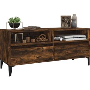 vidaXL Smoked Oak TV Cabinet - TV Storage Furniture vidaXL Smoked Oak TV Cabinet - TV Storage Furniture