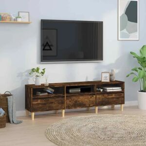 vidaXL Smoked Oak 150x30x44.5 cm TV Cabinet - Storage vidaXL Smoked Oak 150x30x44.5 cm TV Cabinet - Storage