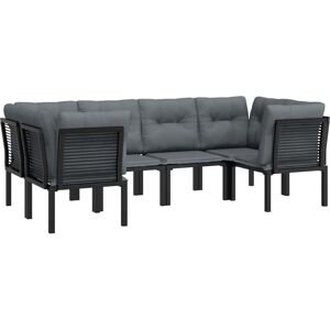 Maisonchic 6-tlg. Gartenset - Schwarz & Grau Maisonchic 6-tlg. Gartenset - Schwarz & Grau