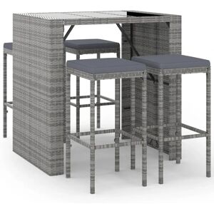 VidaXL Gartenset - Gartenmöbel, 4 Sitze, Grau VidaXL Gartenset - Gartenmöbel, 4 Sitze, Grau
