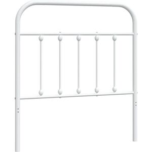 vidaXL Metal Headboard White 90 cm - Headboard vidaXL Metal Headboard White 90 cm - Headboard