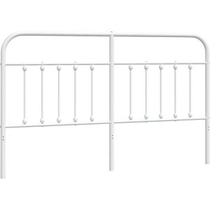 vidaXL White Metal Headboard 180cm - Headboard vidaXL White Metal Headboard 180cm - Headboard