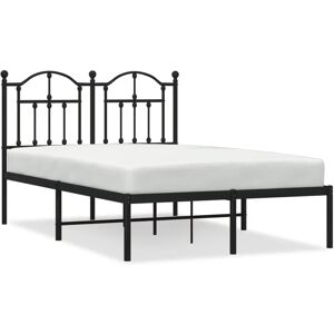 vidaXL 353436 Sengekarm - Metallramme liten dobbel svart vidaXL 353436 Sengekarm - Metallramme liten dobbel svart