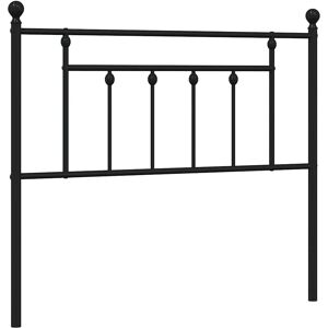 vidaXL Metal Headboard 100 cm - Bed Frame Accessory vidaXL Metal Headboard 100 cm - Bed Frame Accessory