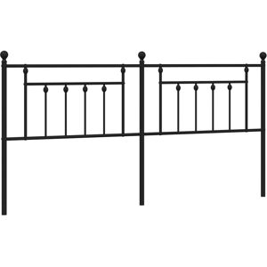 vidaXL Metal Headboard Bed Header Black - Headboard - Headboard vidaXL Metal Headboard Bed Header Black - Headboard - Headboard