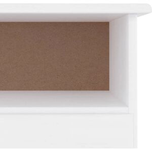 vidaXL ALTA White 100x35x41cm Solid Pine TV Cabinet - TV furniture vidaXL ALTA White 100x35x41cm Solid Pine TV Cabinet - TV furniture