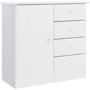 vidaXL ALTA Bianco Mobile credenza in legno di pino massello - Arredo soggiorno vidaXL ALTA Bianco Mobile credenza in legno di pino massello - Arredo soggiorno