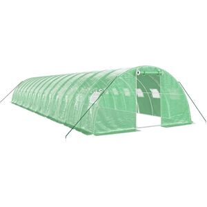 vidaXL Greenhouse 14x4x2 m with Steel Frame - Greenhouse vidaXL Greenhouse 14x4x2 m with Steel Frame - Greenhouse