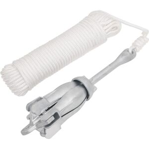 vidaXL Faltanker mit Seil 8 kg formbares Eisen - Silber vidaXL Faltanker mit Seil 8 kg formbares Eisen - Silber