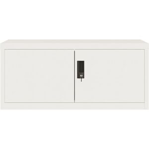 vidaXL White Steel File Cabinet 90x40x180cm - Office Storage vidaXL White Steel File Cabinet 90x40x180cm - Office Storage
