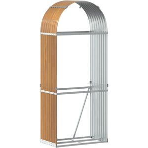 vidaXL Log Holder Light Brown 80x45x190 cm - Log Holder vidaXL Log Holder Light Brown 80x45x190 cm - Log Holder