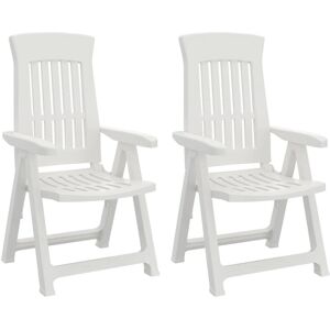 vidaXL 330167 Gartensessel Weiß - Relaxsessel-Set vidaXL 330167 Gartensessel Weiß - Relaxsessel-Set