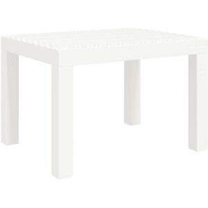 vidaXL 364728 Gartentisch Weiß - Gartentisch vidaXL 364728 Gartentisch Weiß - Gartentisch