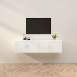 vidaXL 3188366 White Wall-mounted TV Cabinets - TV Cabinet vidaXL 3188366 White Wall-mounted TV Cabinets - TV Cabinet