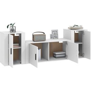 vidaXL 3 pcs TV set - Wall-mounted TV furniture vidaXL 3 pcs TV set - Wall-mounted TV furniture