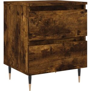 vidaXL Smoked Oak Bedside Cabinet - 40x35x50 cm - Bedside Table - Nightstand vidaXL Smoked Oak Bedside Cabinet - 40x35x50 cm - Bedside Table - Nightstand