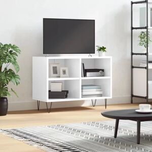 vidaXL TV Cabinet - Engineered Wood, White, 69.5x30x50 cm - TV Cabinet vidaXL TV Cabinet - Engineered Wood, White, 69.5x30x50 cm - TV Cabinet