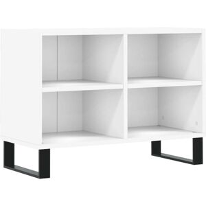 vidaXL White TV Cabinet 69.5x30x50cm Engineered Wood - TV Cabinet vidaXL White TV Cabinet 69.5x30x50cm Engineered Wood - TV Cabinet