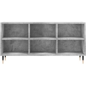 vidaXL 826984 Modern Concrete Grey Engineered Wood TV Cabinet - TV Storage Furniture vidaXL 826984 Modern Concrete Grey Engineered Wood TV Cabinet - TV Storage Furniture
